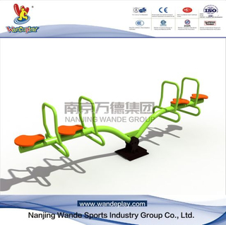 Outdoor Plastic Seat Seesaw Playground Equipment In Park