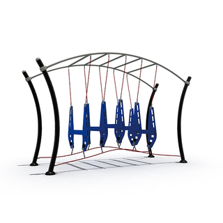 Outdoor Obstacle Race Playground Airborne Equipment for School