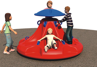 Children Rotating Seat Outdoor Playground Equipment for Amusement Park