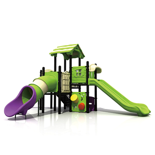 Kids Outdoor Forest Playground Custom Slide Playset for Amusement Park