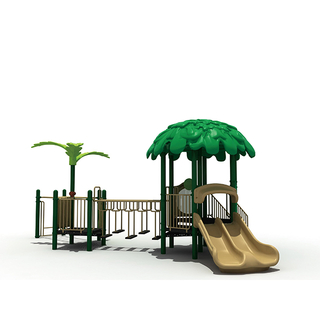 Preschool Kids Forest Playground With Slide Outdoor Playset for Park