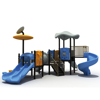 Children Science Fiction Customizable Outer Space Modular Slide Playsets Outdoor Unpowered Playground Equipment for Amusement Park