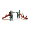 Outdoor Rope Net Climbing Playground with Slides Physical Training